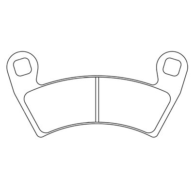 Disk pločice CL BRAKES 1229 ATV1