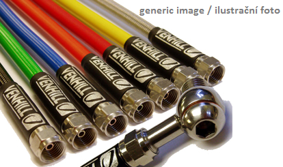 Clutch hose kit Venhill POWERHOSEPLUS SUZ-10011C Clear hoses, chromed fittings