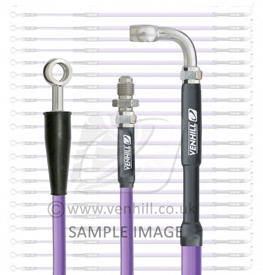 Front brake hose Venhill T01-1-104/P-PU Purple