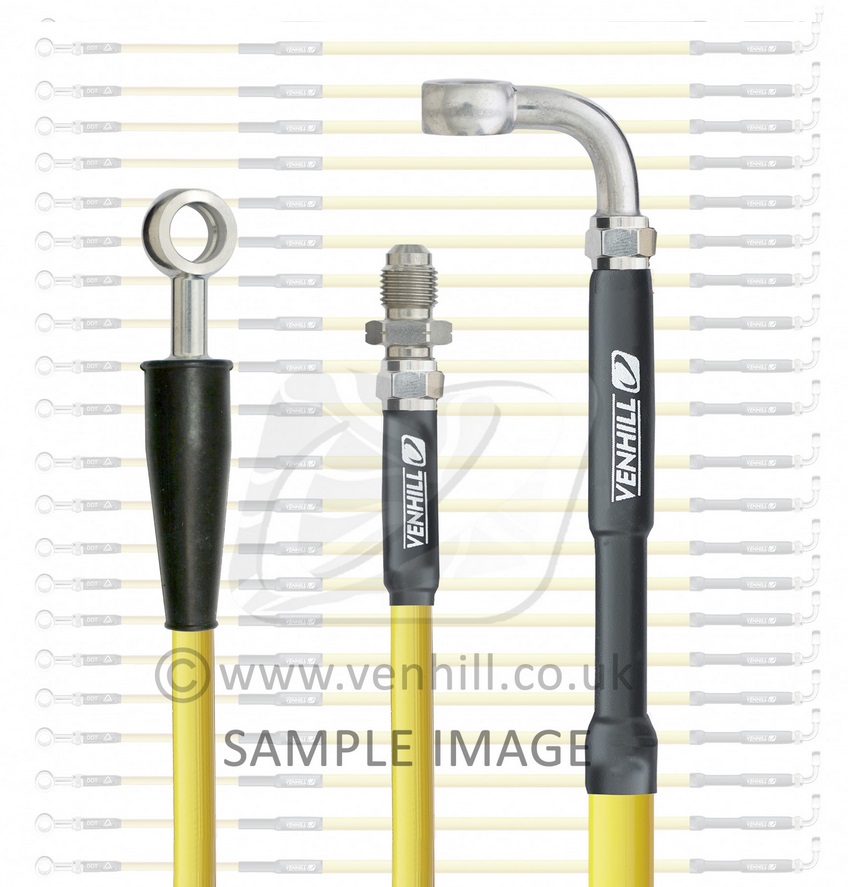 Front brake hose Venhill T01-1-104/P-YE Yellow