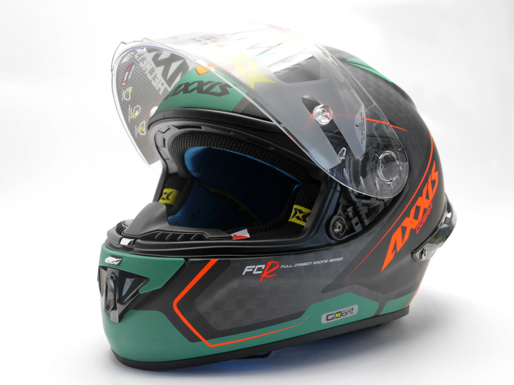 FULL FACE helmet AXXIS COBRA rage a16 matt green XS