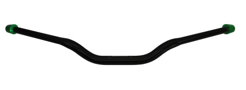 Handlebar ACCOSSATO HB183 Aluminium Made With Variable Diameter - 28.5 mm Crni