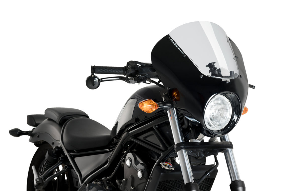 Semifairing PUIG DARK NIGHT 21100H Smoke for HONDA CMX 500 Rebel 2017-2019