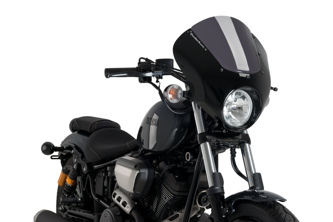 Semifairing PUIG DARK NIGHT 21109F Dark Smoke for YAMAHA XV 950 R 2014-2021