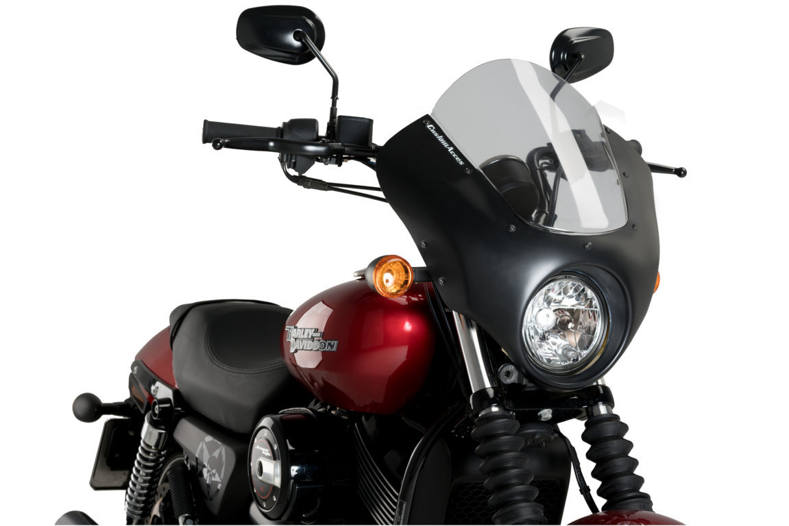 Semifairing PUIG DARK NIGHT 21099H Smoke for HARLEY DAVIDSON XG 750 Street 2017-2020