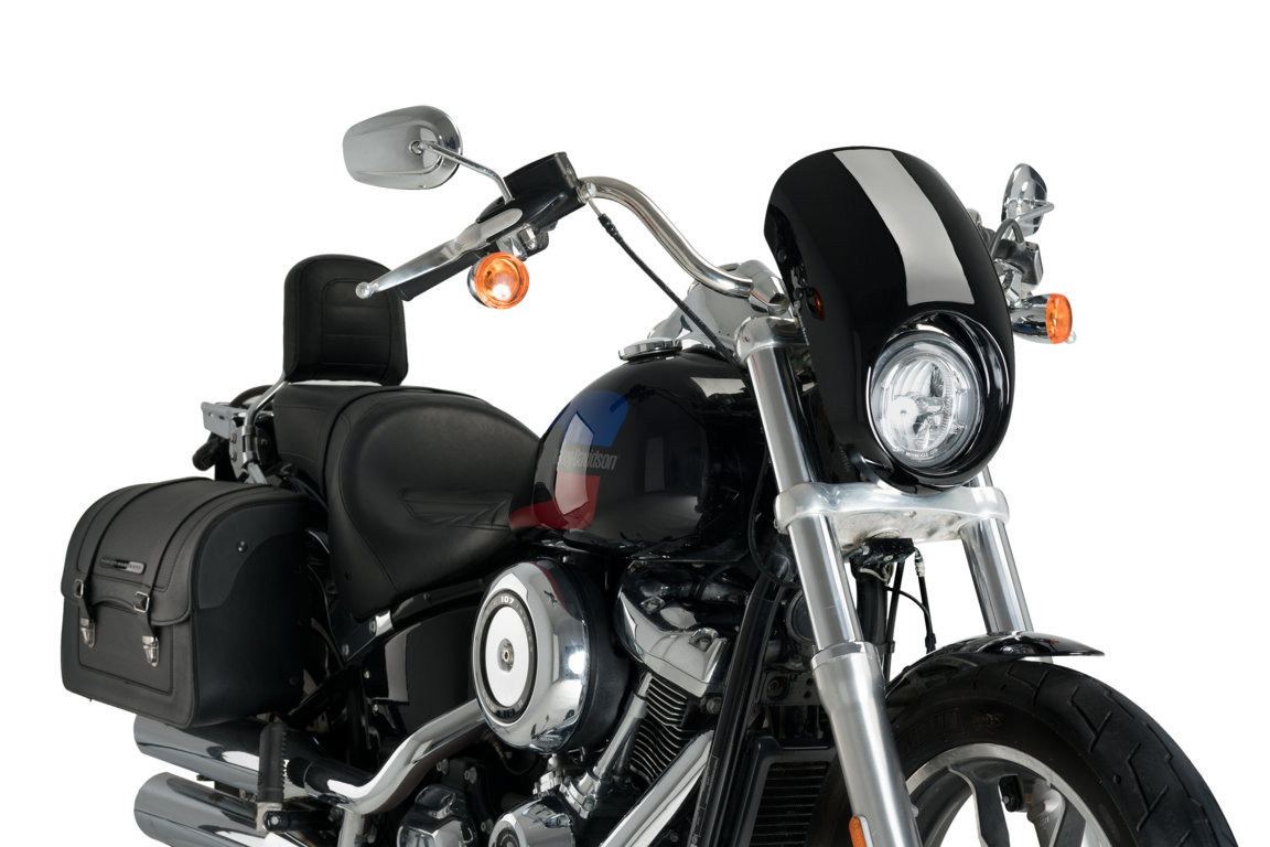 Semifairing PUIG ANARCHY 21082N Crni for HARLEY DAVIDSON FXLR 1745 Softail Low Rider 2018-2020