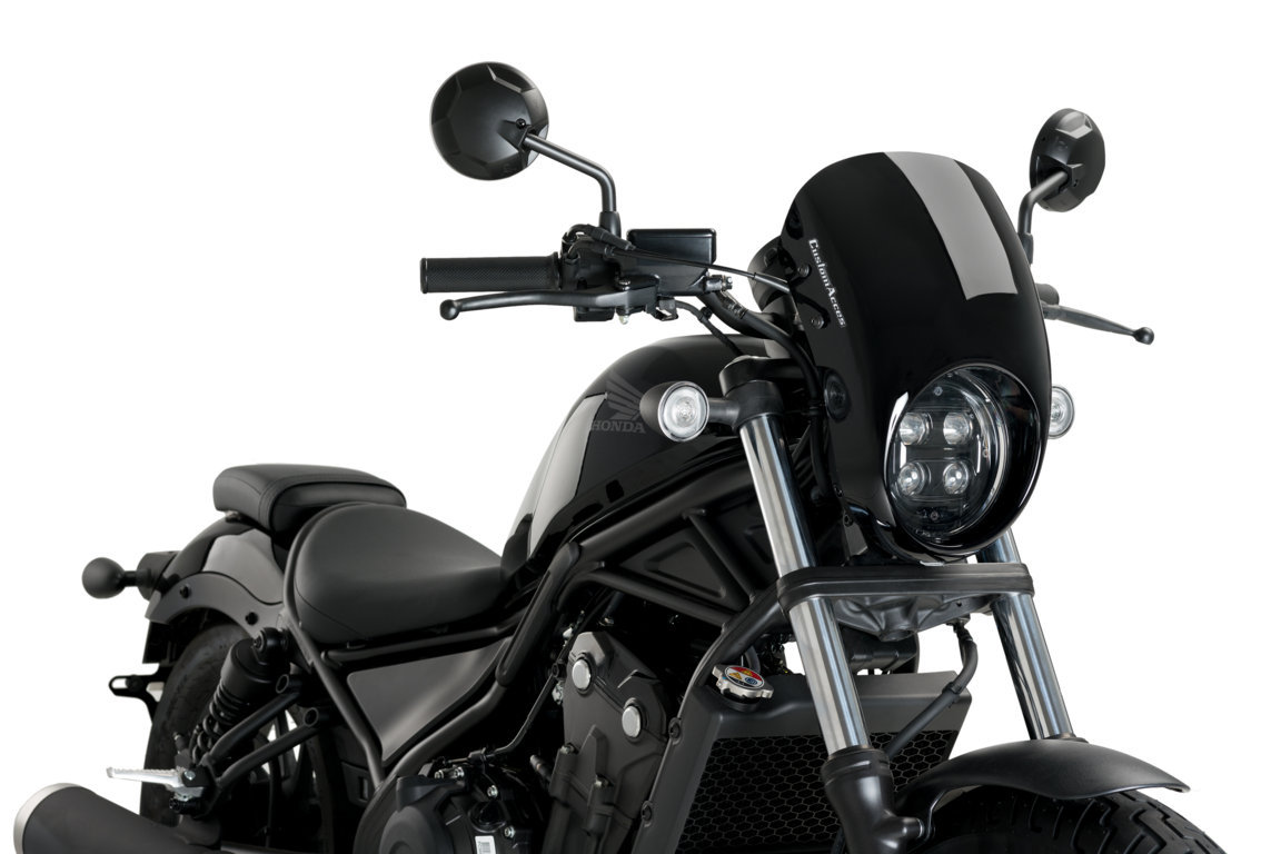 Semifairing PUIG ANARCHY 21088N Crni for HONDA CMX 500 Rebel 2020-2024