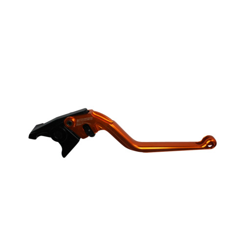 Brake lever ACCOSSATO EDF041 fixed CNC-worked aluminium, orange