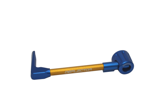 Lever guard ACCOSSATO DE002 with gold hose and joint left, aluminium