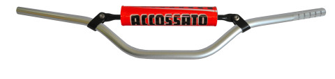 Handlebar ACCOSSATO aluminium, 22 mm silver