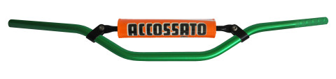 Handlebar ACCOSSATO aluminium, 22 mm green