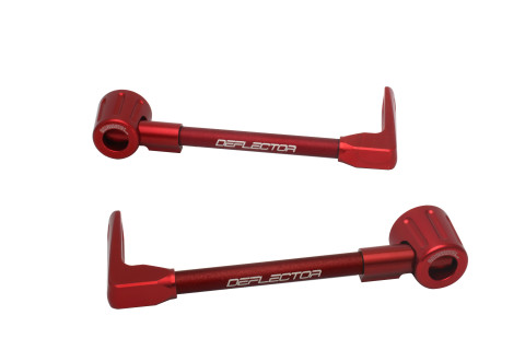 Lever guard ACCOSSATO DE003 with red hose and joint right + left , aluminium