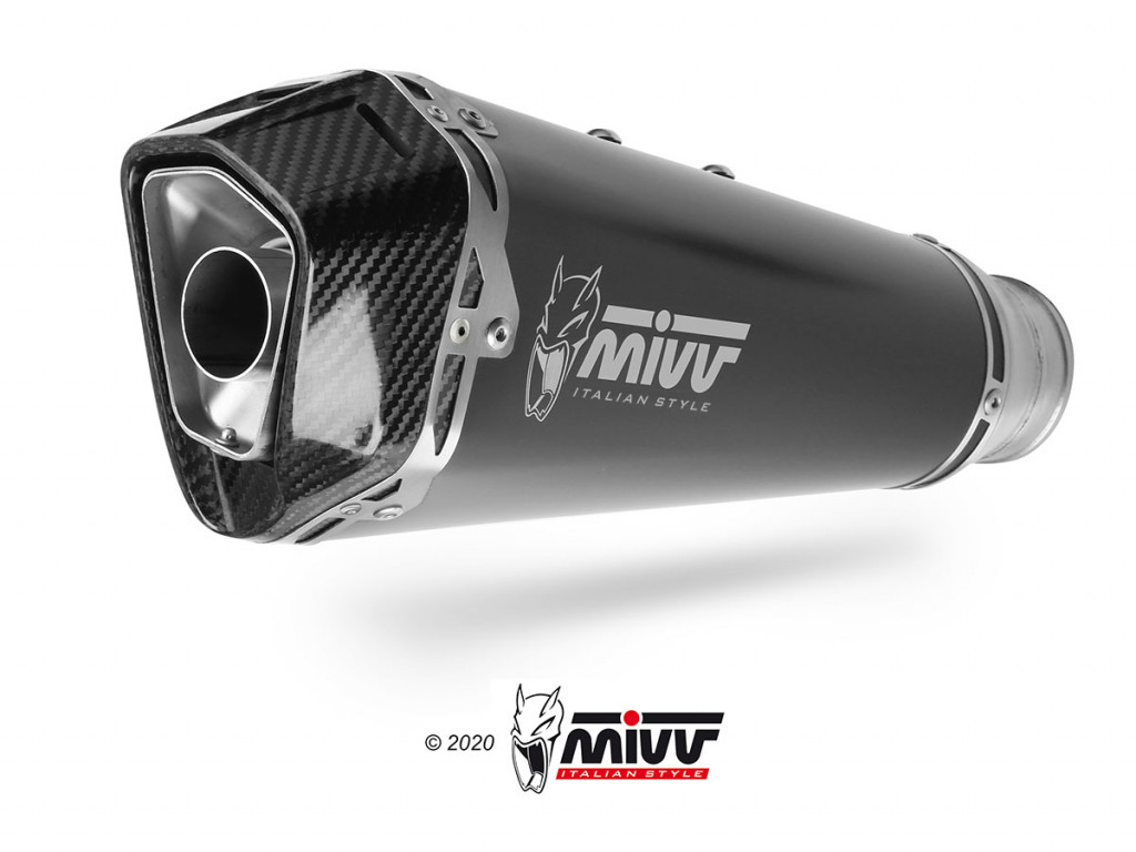 Silencer MIVV DELTA RACE D.027.LDRB Black Stainless Steel for DUCATI Multistrada 1200 /S/ABS 2010-2014