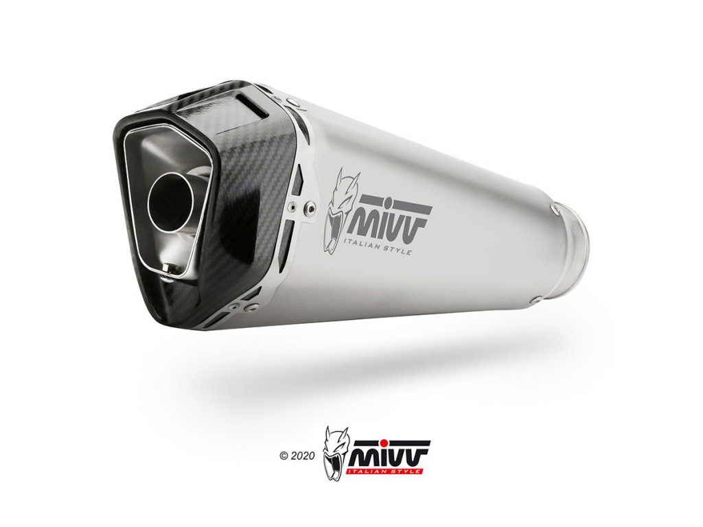 Silencer MIVV DELTA RACE D.027.LDRX Stainless Steel for DUCATI Multistrada 1200 /S/ABS 2010-2014