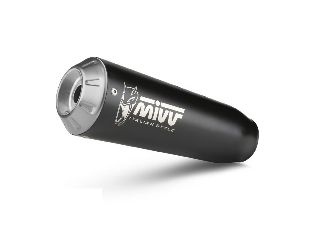 2 silencers kit MIVV X-M1 D.047.SC4B Crni for DUCATI Streetfighter 1100 V4 / V4 S 2020-2022