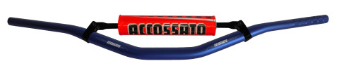 Handlebar ACCOSSATO aluminium, 28.5 mm plavi
