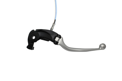 Brake lever folding ACCOSSATO LV022 with integrated adjuster for Nissin radial master cylinder silver