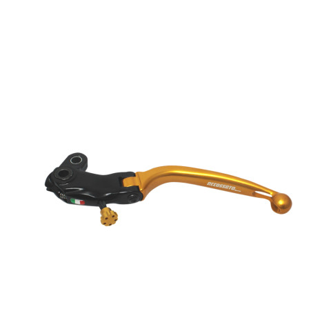 Folding lever ACCOSSATO LV016 in aluminium for ACCOSSATO full clutch zlato