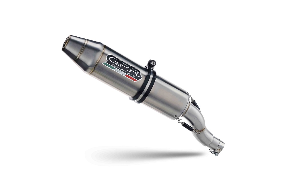 Slip-on exhaust GPR DEEPTONE ATV PO.2.DEATV Brushed Stainless steel