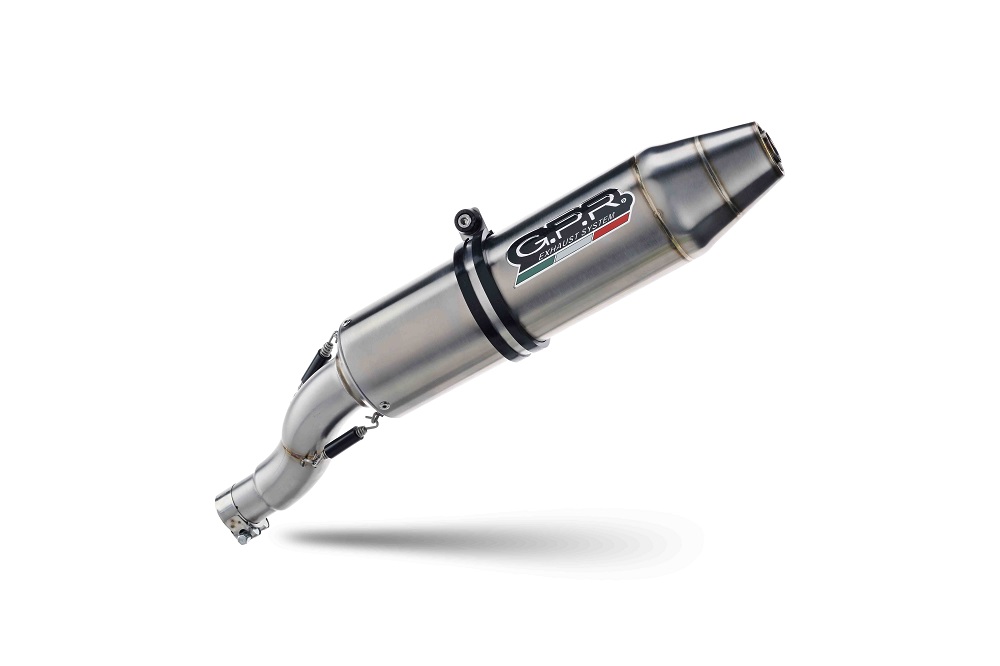 Slip-on exhaust GPR DEEPTONE ATV.50.DEATV Brushed Stainless steel