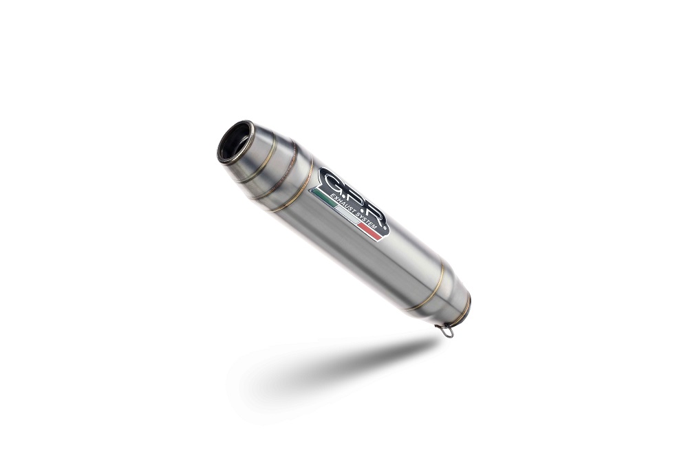 Slip-on exhaust GPR DEEPTONE INOX KT.99.2.RACE.DE Brushed Stainless steel