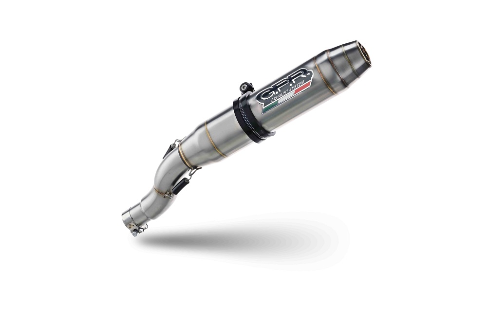 Slip-on exhaust GPR DEEPTONE BT.5.DE Brushed Stainless steel