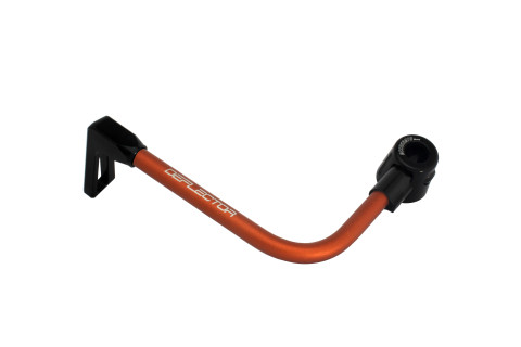 Lever guard ACCOSSATO DE002 with orange hose and joint left, aluminium