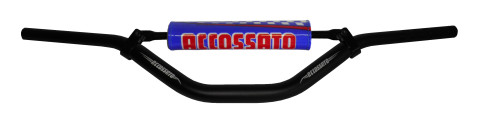 Handlebar ACCOSSATO aluminium, 28.5 mm Crni