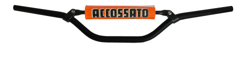 Handlebar ACCOSSATO aluminium, 22 mm Crni