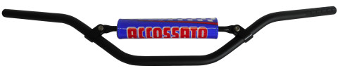 Handlebar ACCOSSATO aluminium, 22 mm Crni