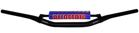 Handlebar ACCOSSATO aluminium, 28.5 mm Crni