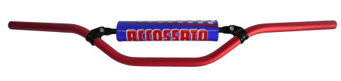 Handlebar ACCOSSATO aluminium, 22 mm crven