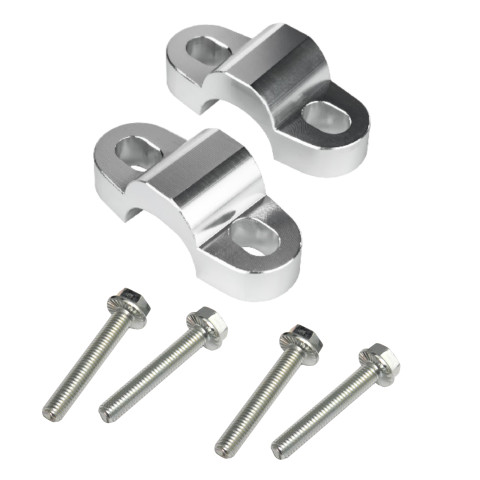 Trasformation kit ACCOSSATO RK124 for handlebar from diameter 28 mm to 28.5 mm with riser +20mm