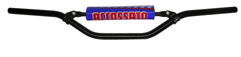 Handlebar ACCOSSATO aluminium, 22 mm Crni