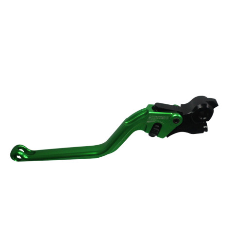 Clutch Lever ACCOSSATO ESA090 fixed CNC-worked aluminium, green