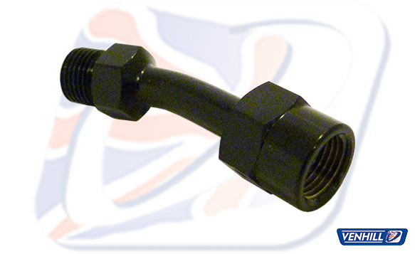 Swivel joint Venhill E620/BLACK 20DEG 1/8TH BSP Crni