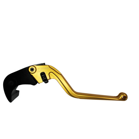 Brake lever ACCOSSATO EDF035 fixed CNC-worked aluminium, gold