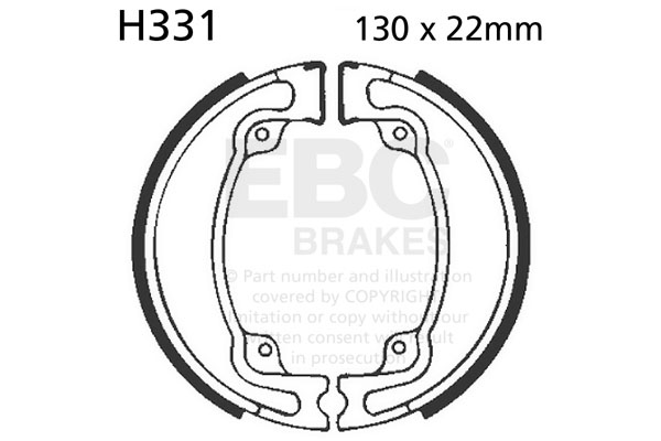 Brake shoe set EBC H331