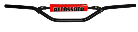 Handlebar ACCOSSATO aluminium, 22 mm Crni