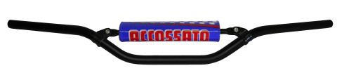 Handlebar ACCOSSATO aluminium, 22 mm Crni