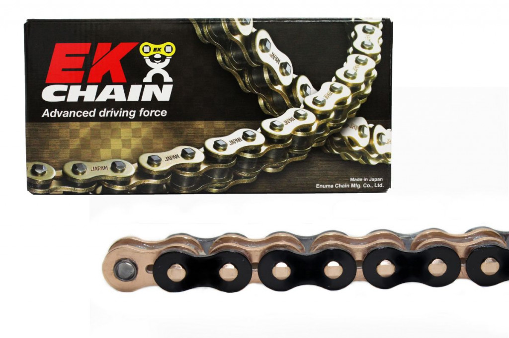 Premium QX-Ring lanac EK 520 SRX2 1 L Black/Gold/GP