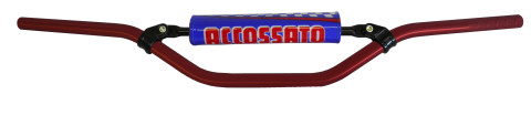 Handlebar ACCOSSATO aluminium, 22 mm crven