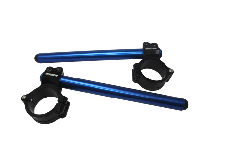 Pair of raised clip-on ACCOSSATO CP004 +10 mm 10 degrees inclination, blue