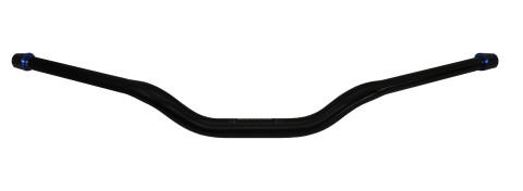 Handlebar ACCOSSATO HB183 Aluminium Made With Variable Diameter - 28.5 mm Crni