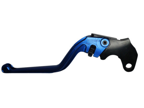 Clutch Lever ACCOSSATO ESY695 fixed CNC-worked aluminium, blue