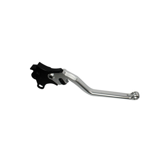 Brake lever ACCOSSATO EDB077 fixed CNC-worked aluminium, silver