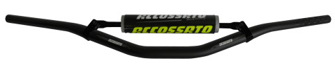 Handlebar ACCOSSATO aluminium, 28.5 mm Crni