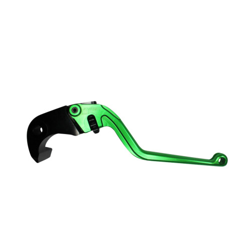 Brake lever ACCOSSATO EDF022 fixed CNC-worked aluminium, green