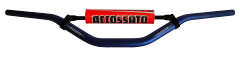 Handlebar ACCOSSATO aluminium, 28.5 mm plavi