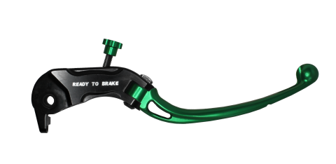 Brake lever ACCOSSATO aluminium, master cylinder green